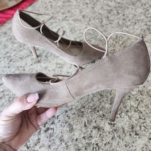 Ann Marino Women’s Brown Up Stiletto Heels Shoes